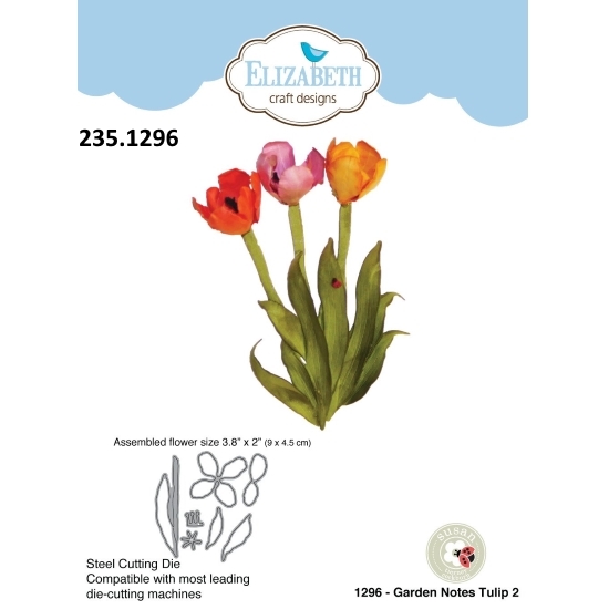 Cortante Garden Notes Tulip-2  90x45mm