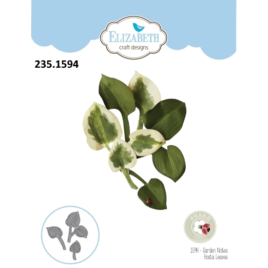 Cortante Garden Notes Hosta Leaves 53x74mm