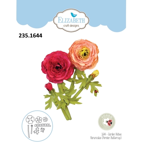 Cortante Garden Notes Ranunculos 58x107mm