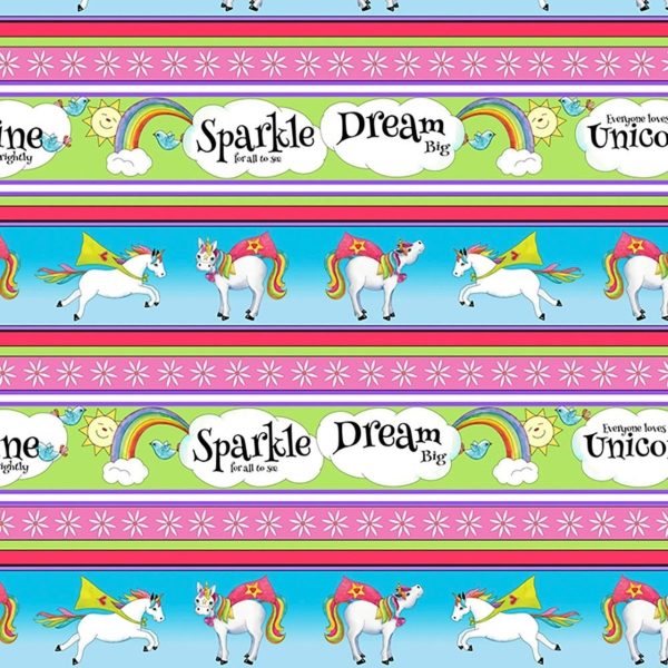 Tecido 100% Algodão Party Like a Unicorn 1,10Mts.