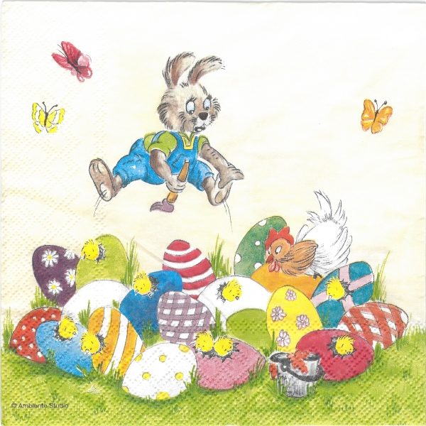 Guardanapos Surprise Eggs 33x33 (20 un.)