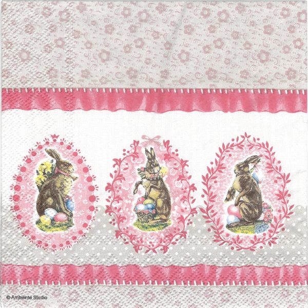 Guardanapos Nostalgic Easter Rose 33x33 (20 un.)