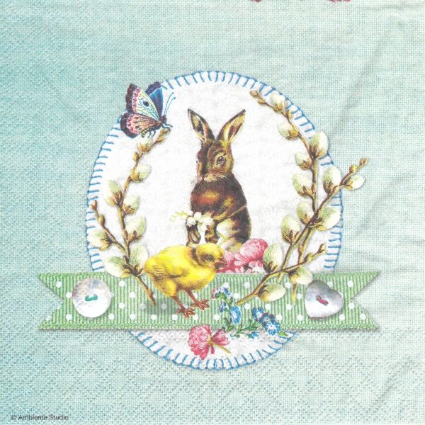 Guardanapos Easter Collage 33x33 (20 un.)