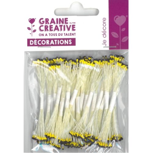 Embalagem 18x25 Pistils Amarelo/Castanho