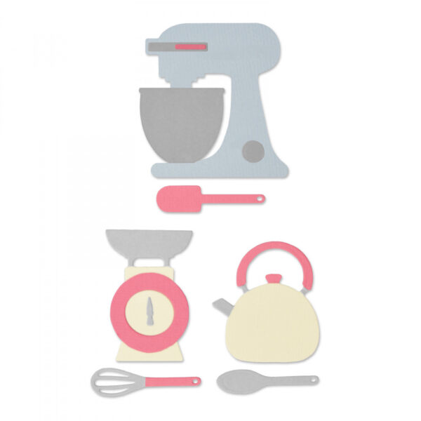 Sizzix Thinlits Die Set 10PK - Kitchen Set