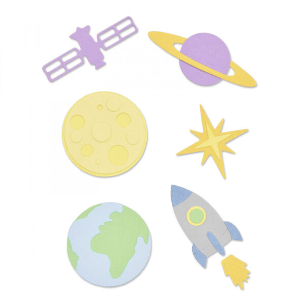 Sizzix Thinlits Die Set 11PK - Space