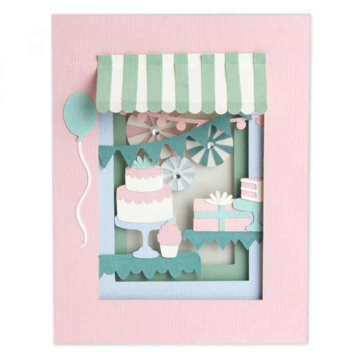 Sizzix Thinlits Die Set 22PK - Birthday Shadow Box