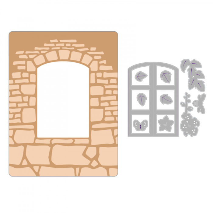 Sizzix Impresslits Embossing Folder - Window Box