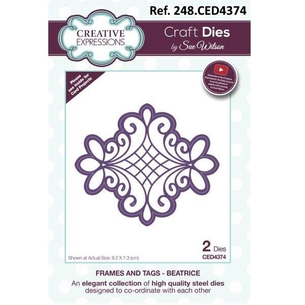 Cortante Beatrice 82x73mm