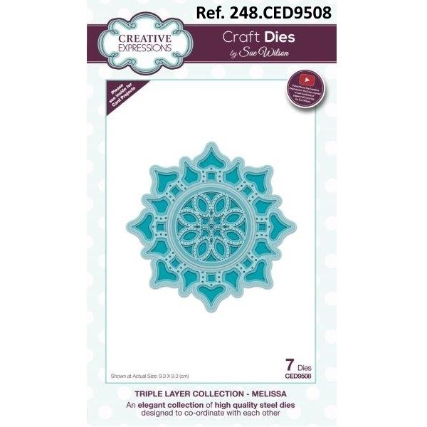 Cortante Melissa 93x93mm