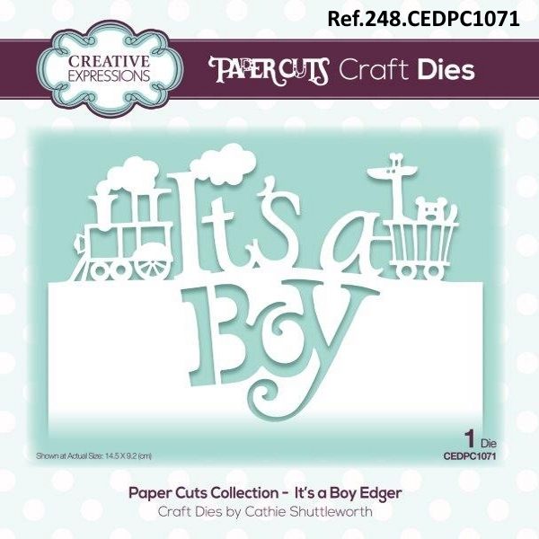 Cortante It´s a Boy 145x92mm