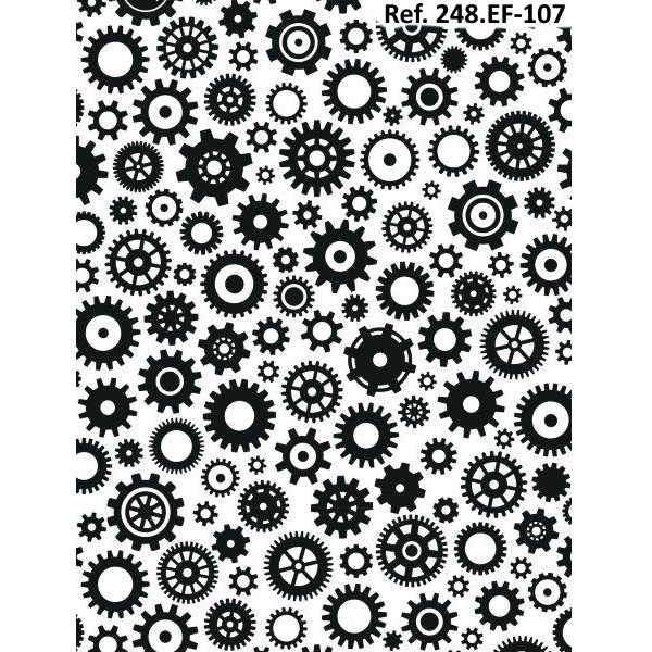 Embossing Folder Cogs & Gears 190x145mm