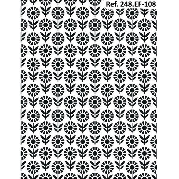 Embossing Flowers 190x145mm