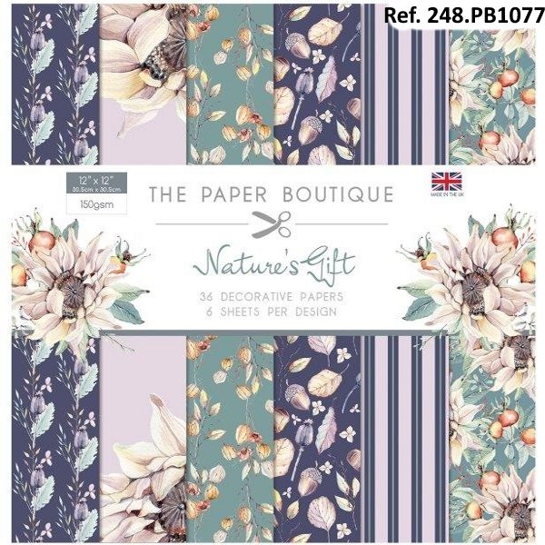 Bloco Nature`s Gift 30.5x30.5cm 36fls.