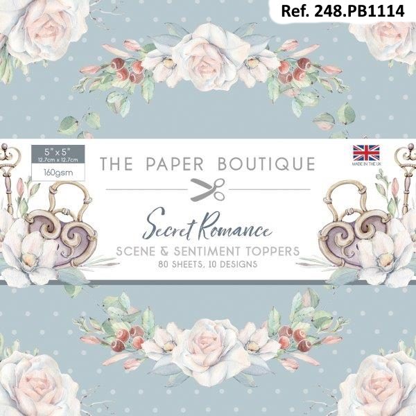 Bloco Secret Romance 12.7x12.7cm 80fls.