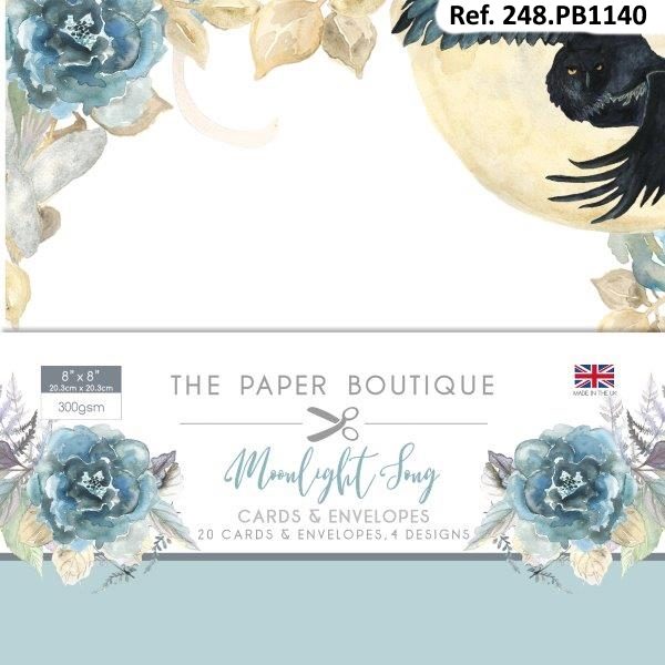 Envelopes e Cartas Moonlight Song 20.3x20.3cm (20 un.)