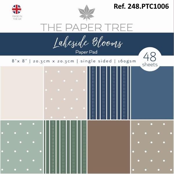 Bloco Lakeside Blooms 20.3x20.3cm 48fls.