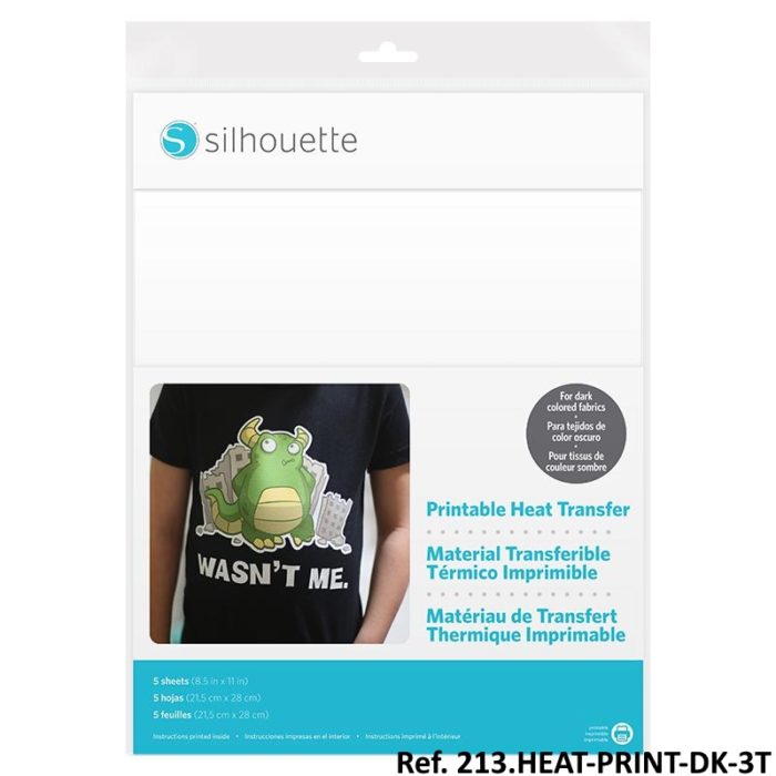 Folhas Transfer p/ Tecido 21.5x28cm 5 fls.