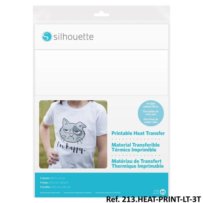 Folhas Transfer p/ Tecido 21.5x28cm 5 fls.