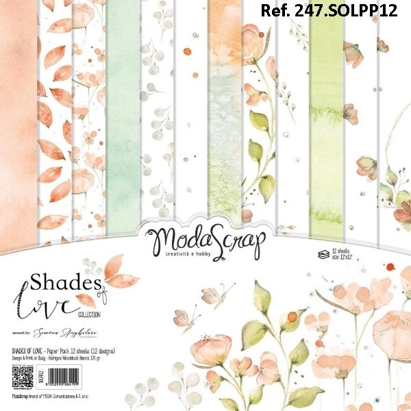 Bloco Moda Shades of Love c/ 12 Folhas 30X30