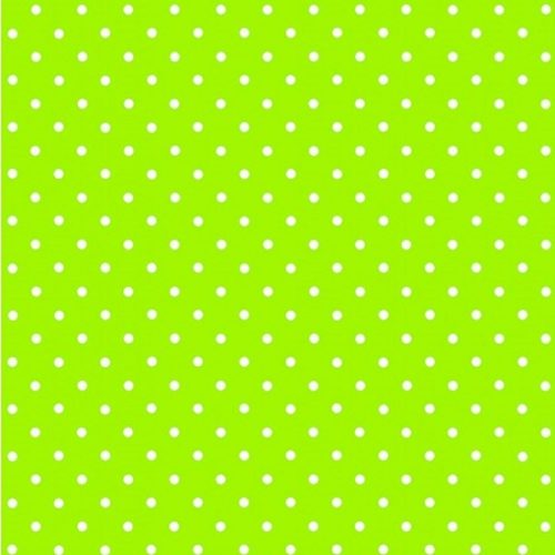 Rolo Auto-Colante Bolas/Verde Fluor 2.0x0.45Mts.