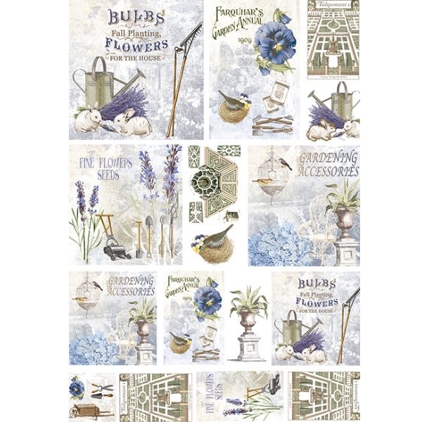 Papel de Arroz 35x50 Gardening