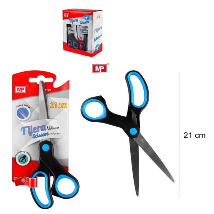 Tesoura 21cm  Ponta Curva