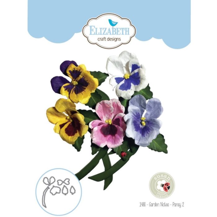 Cortante Garden Notes - Pansy 2  36x74mm