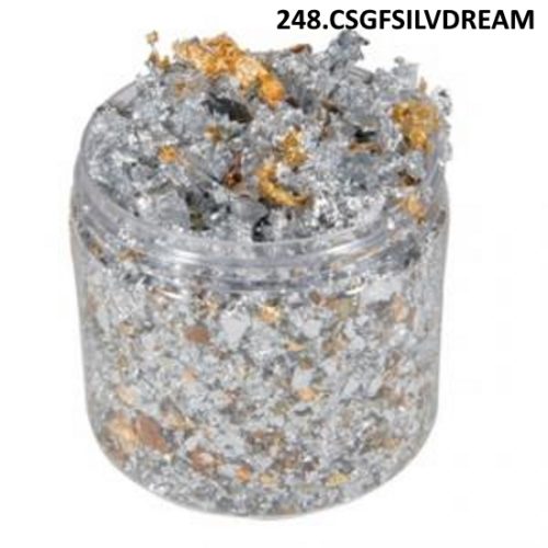 Cosmic Shimmer Gilding Flakes Silver Dream 200ml