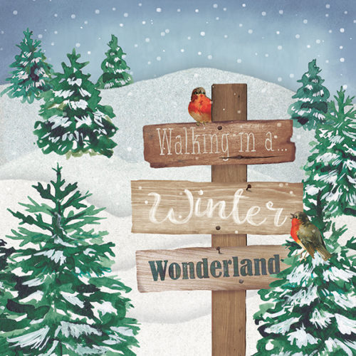 Guardanapo Winter Wonderland 33x33