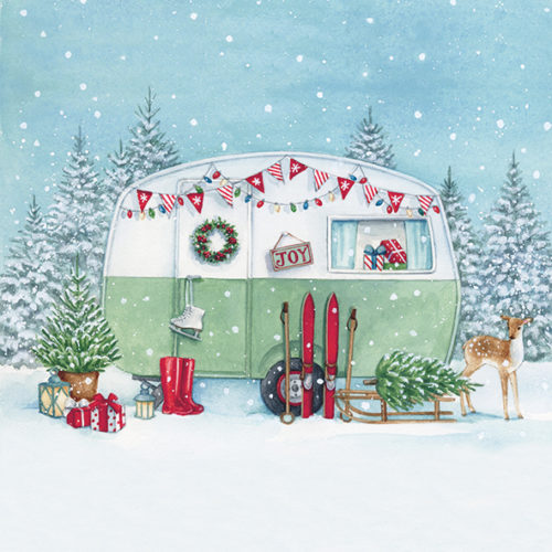 Guardanapo Christmas Caravan 33x33