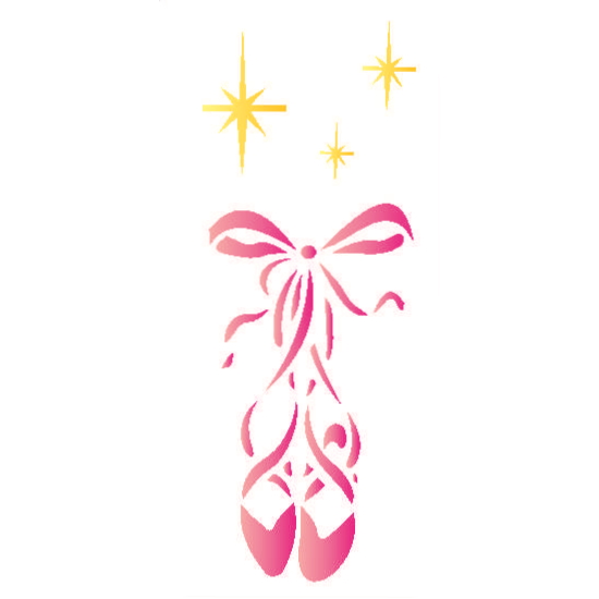 Stencil Opa 7x15 Estrela Laço