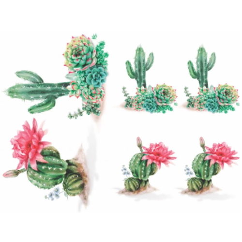 Papel Decoupage Plantas e Cactos 30X45