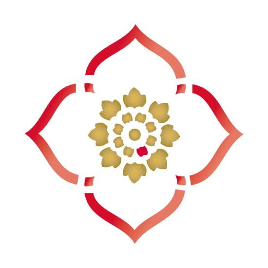 Stencil Opa 10x10 Medalhão Indiano