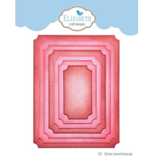 Cortante Stitched Indented Rectangle  114x146mm