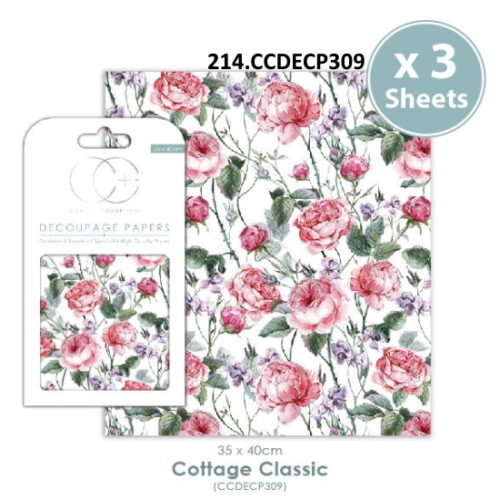 Papel Decoupage Cottage Classic