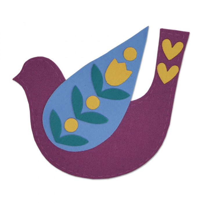 Sizzix Bigz Die - Folk Bird  5 1/2" x 6" x 5/8"