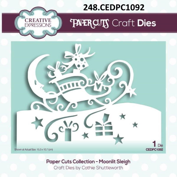 Cortante Moonlit Sleigh 153x107mm