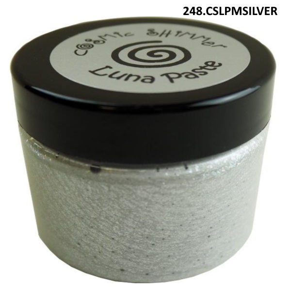 Cosmic Shimmer Luna Paste Moonlight Silver 50ml