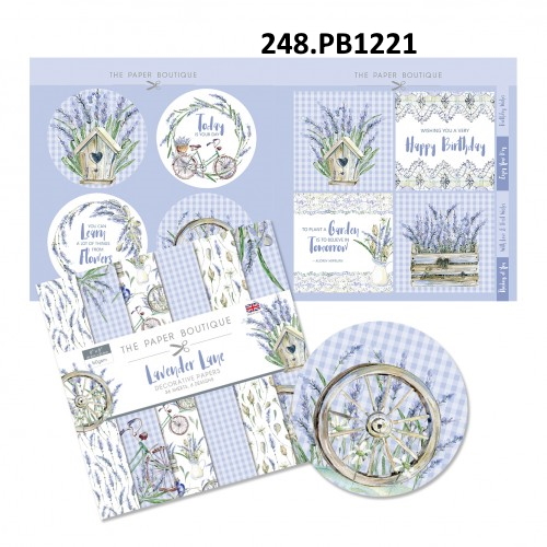 Bloco Lavender Lane 203x203mm 36fls.