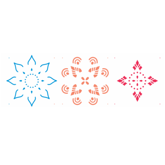 Stencil Opa 10x30 Mandala I