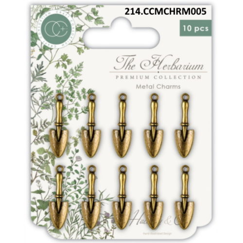 Metal Trowel Charm 30mm