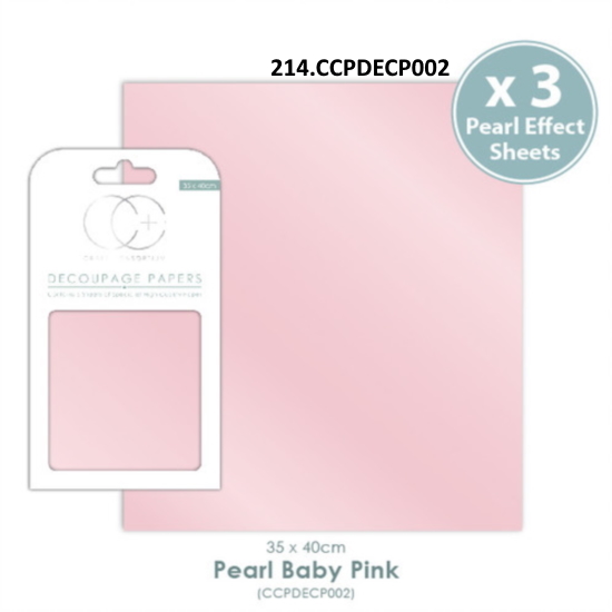 Papel Decoupage Pearl Baby Pink