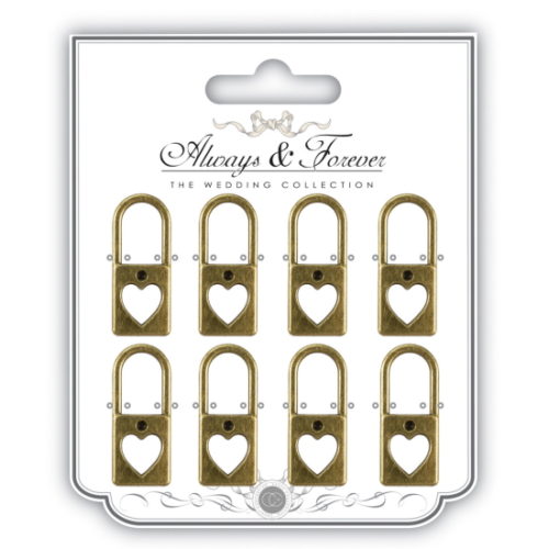 Metal Vintage Lock Charms 30mm