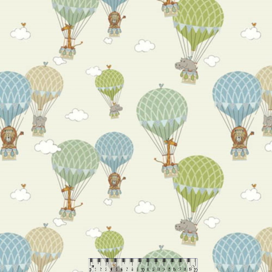 Tecido Algodão Zoo Animals 1,40Mts.