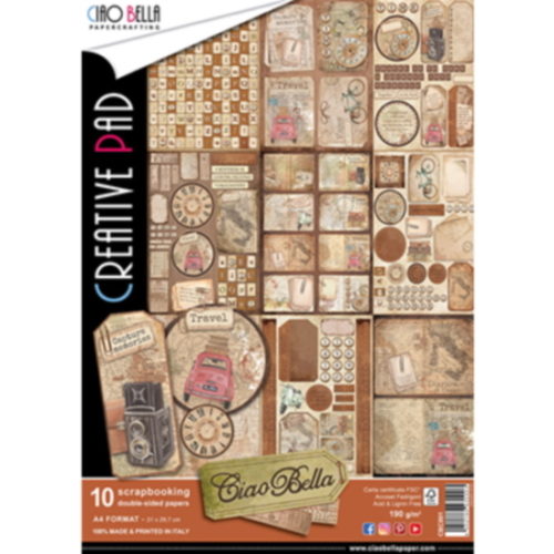 Creative Pad Ciao Bella Dupla Face A-4 10fls.