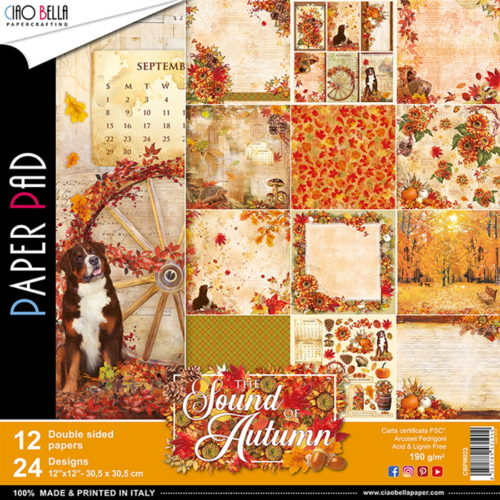 Paper Pad The Sound of Autumn Dupla Face 305x305mm 12fls.