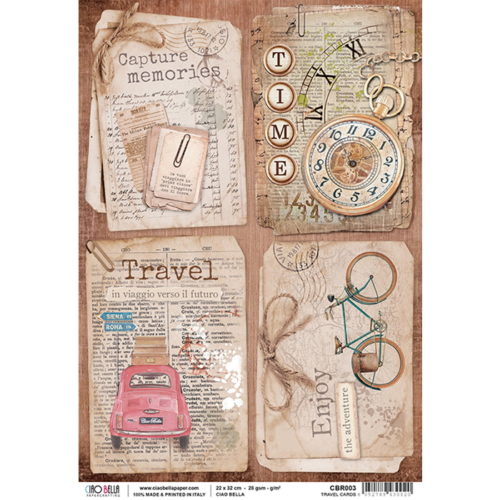 Papel Arroz Travel Cards 220x320mm