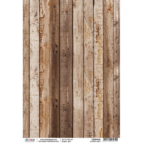 Papel Arroz Wooden Cabin A-4