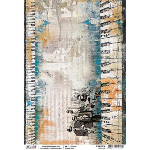 Papel Arroz The Band A-4